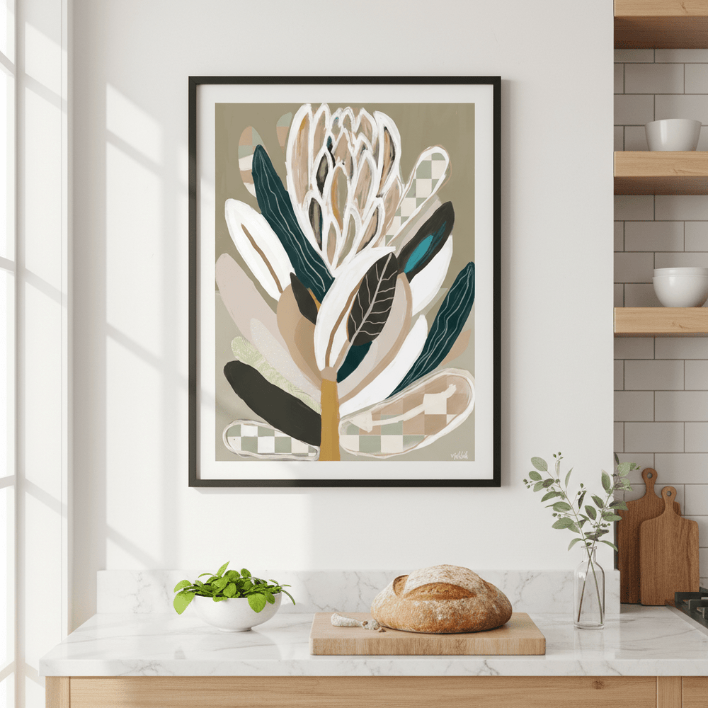 Sage Protea by Inkheart Designs wall - art - picture - poster