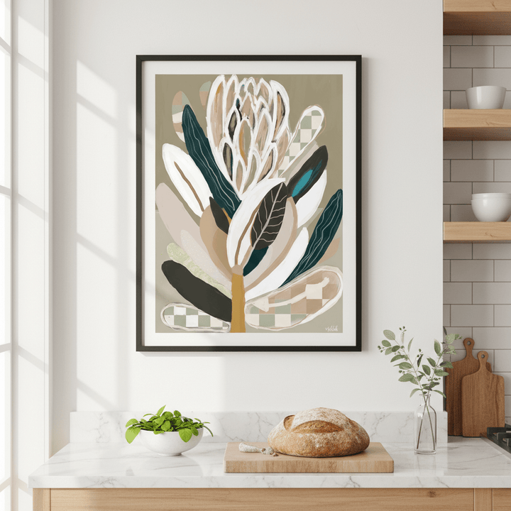 Sage Protea by Inkheart Designs wall - art - picture - poster
