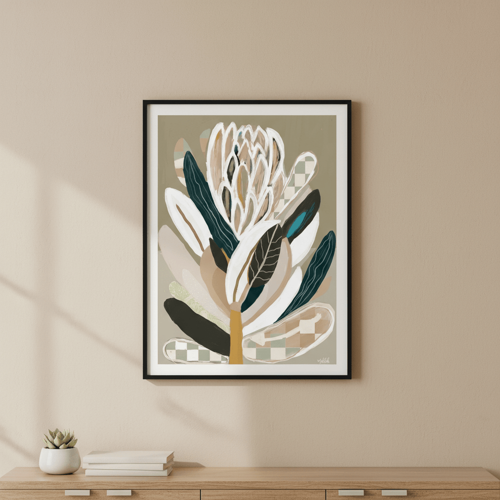 Sage Protea by Inkheart Designs wall - art - picture - poster