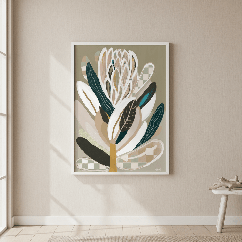 Sage Protea by Inkheart Designs wall - art - picture - poster