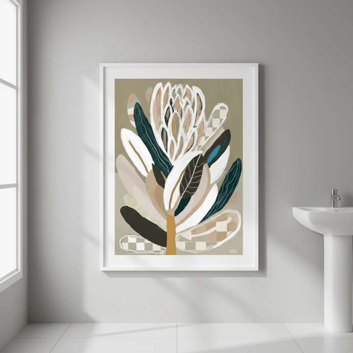 Sage Protea by Inkheart Designs wall - art - picture - poster