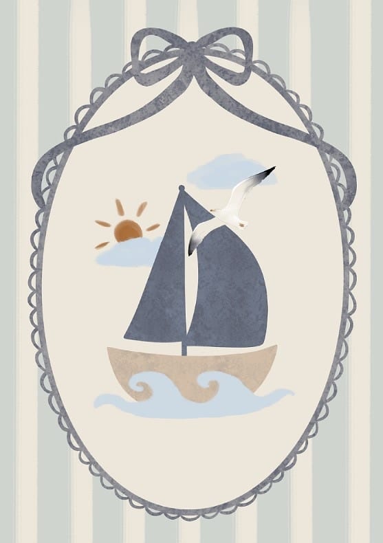 Sailboat By Lisen Vennesland