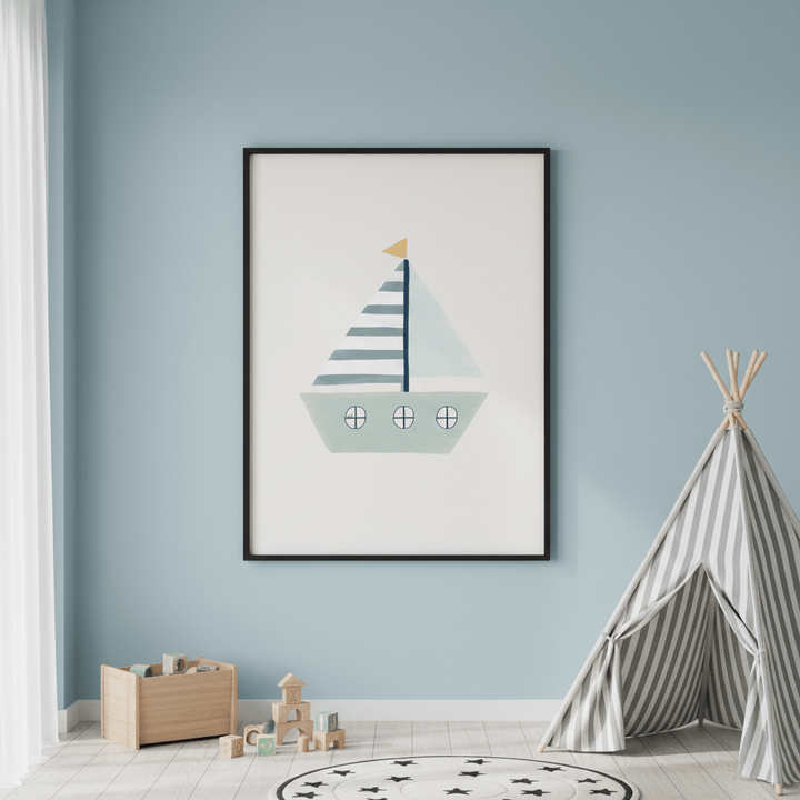 Sailboat by Menina Lisboa wall - art - picture - poster