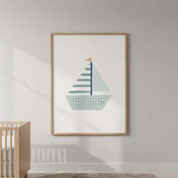 Sailboat by Menina Lisboa wall - art - picture - poster