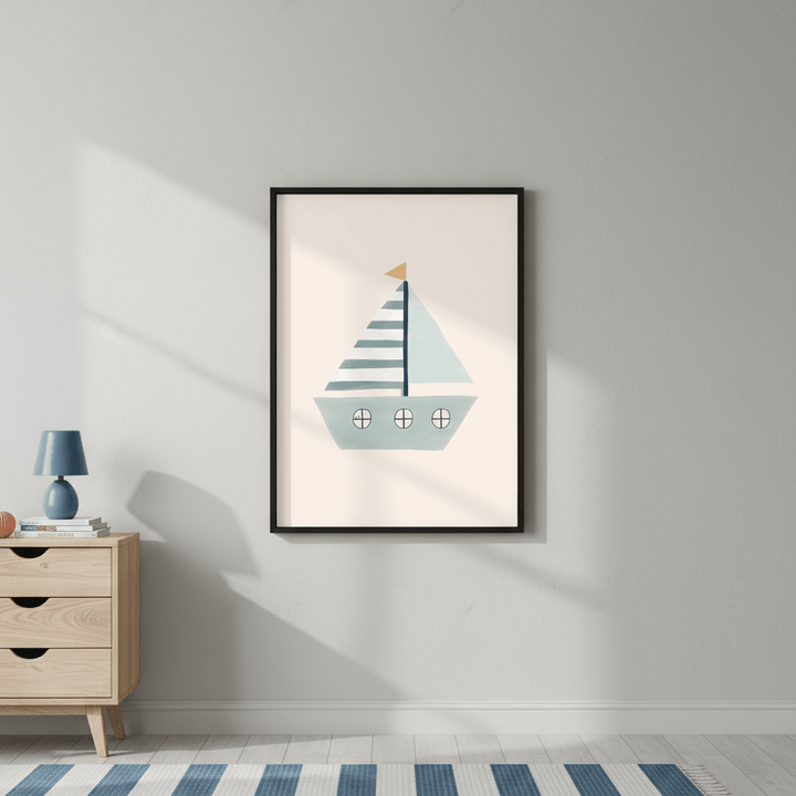 Sailboat by Menina Lisboa wall - art - picture - poster