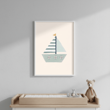 Sailboat by Menina Lisboa wall - art - picture - poster