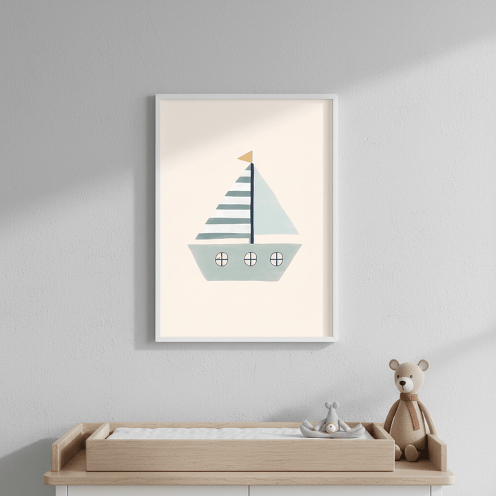 Sailboat by Menina Lisboa wall - art - picture - poster