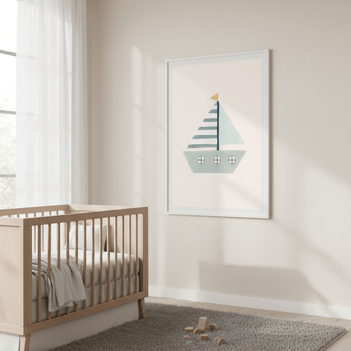 Sailboat by Menina Lisboa wall - art - picture - poster