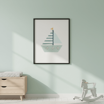 Sailboat by Menina Lisboa wall - art - picture - poster