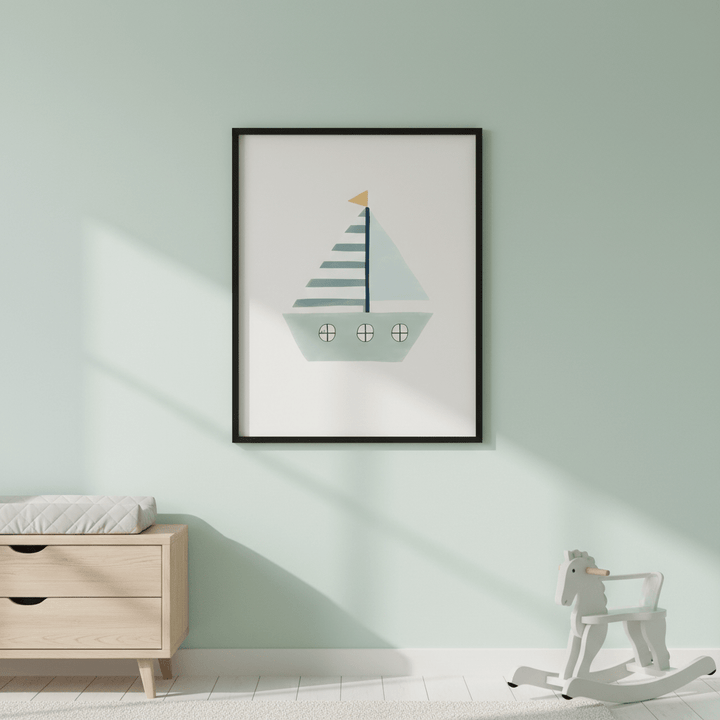 Sailboat by Menina Lisboa wall - art - picture - poster