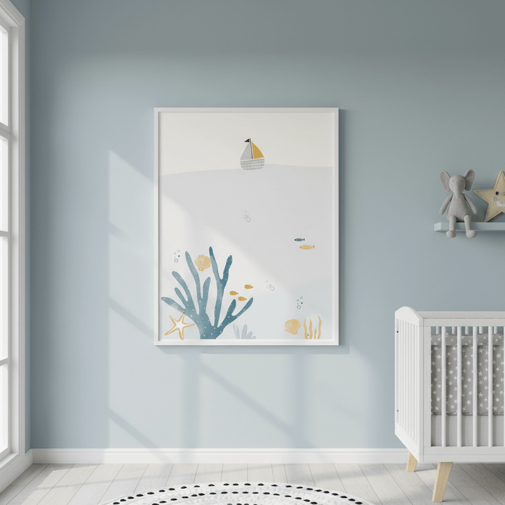 Sailing Boat by Menina Lisboa wall - art - picture - poster