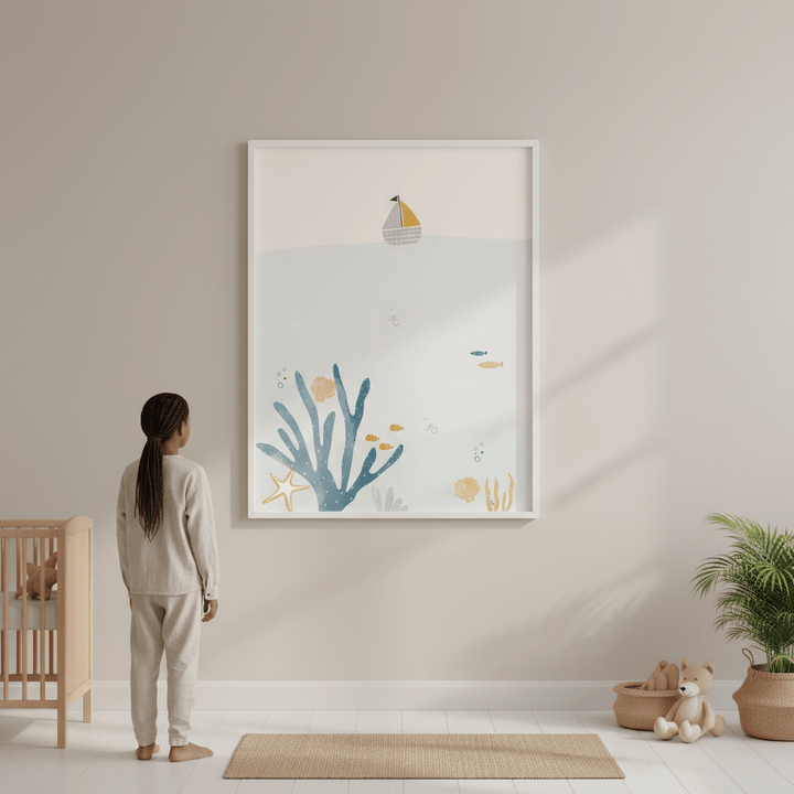 Sailing Boat by Menina Lisboa wall - art - picture - poster