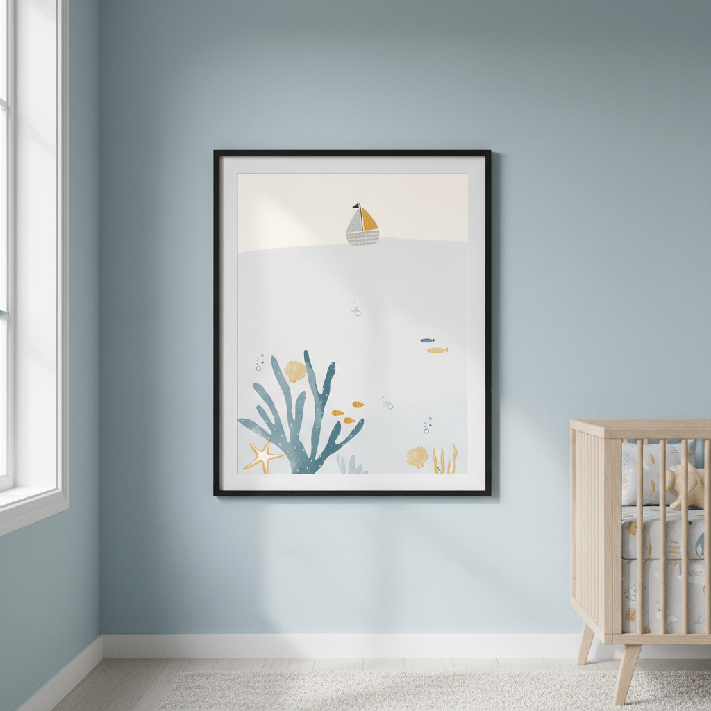 Sailing Boat by Menina Lisboa wall - art - picture - poster
