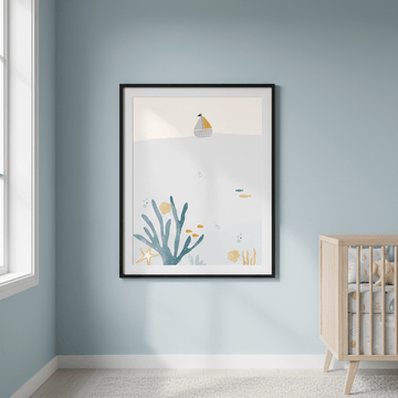 Sailing Boat by Menina Lisboa wall - art - picture - poster