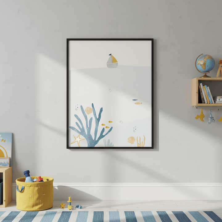 Sailing Boat by Menina Lisboa wall - art - picture - poster