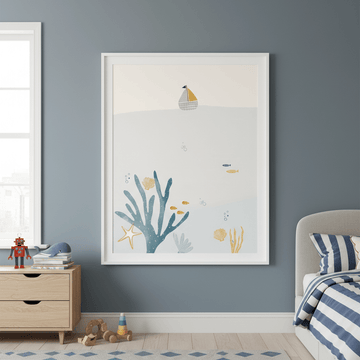 Sailing Boat by Menina Lisboa wall - art - picture - poster