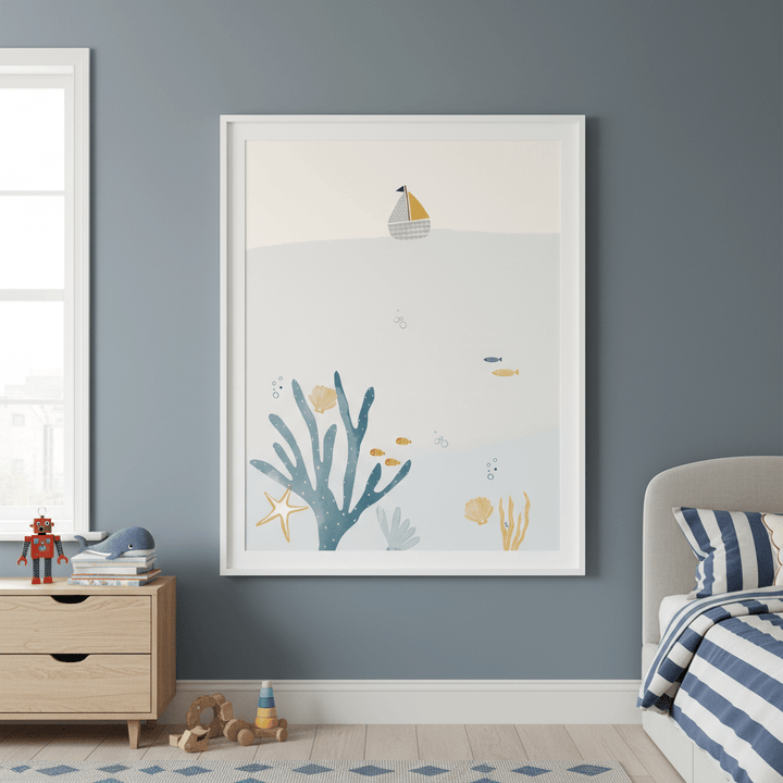 Sailing Boat by Menina Lisboa wall - art - picture - poster