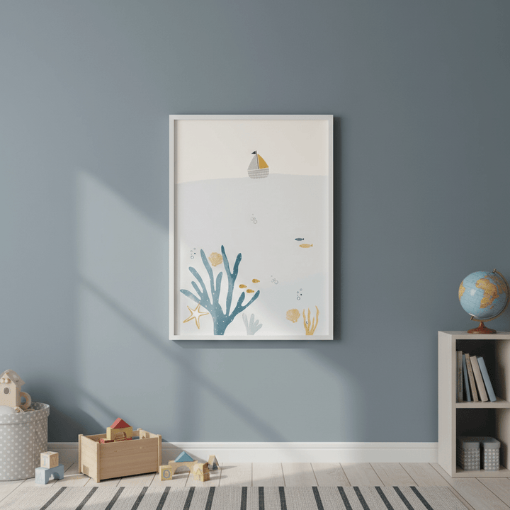 Sailing Boat by Menina Lisboa wall - art - picture - poster