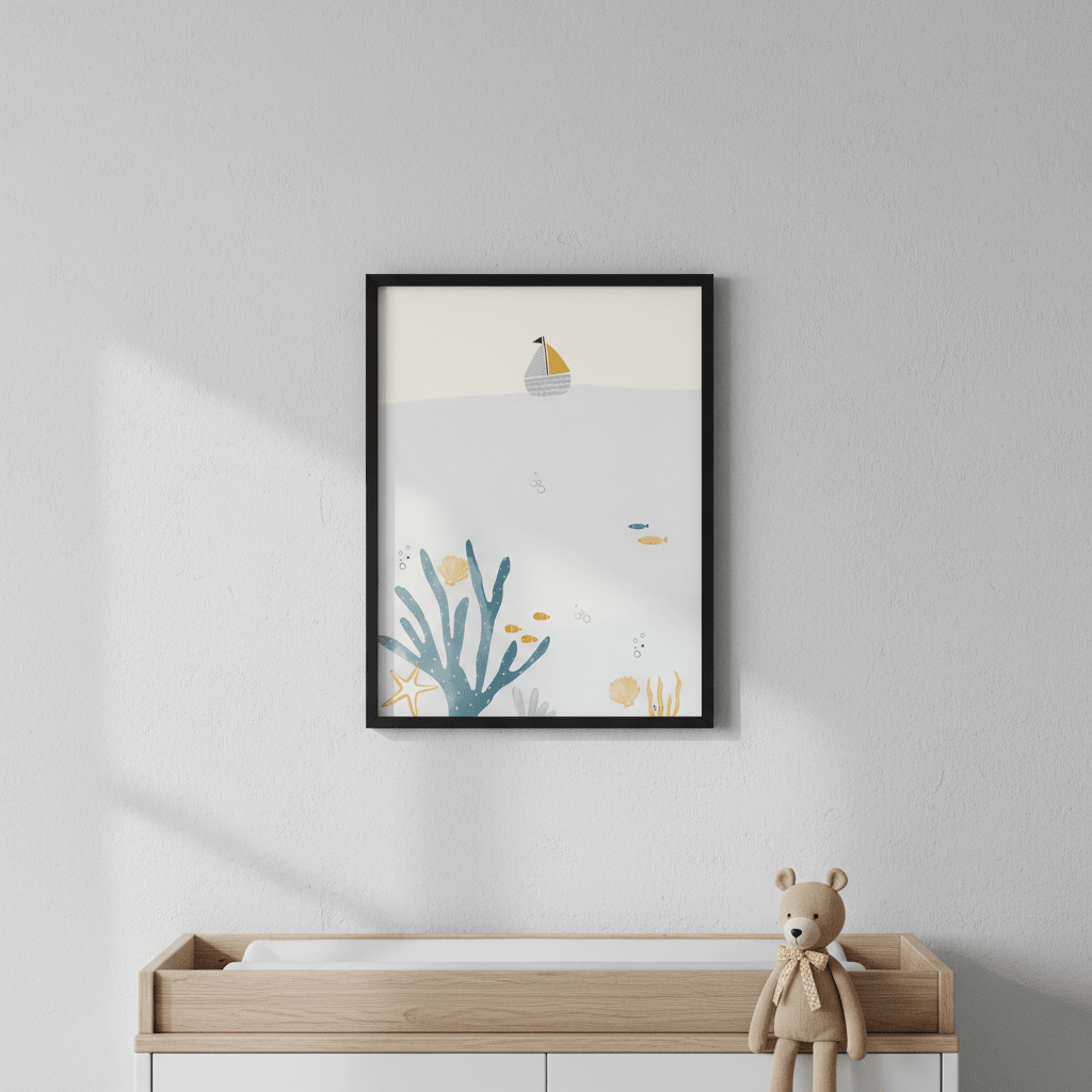 Sailing Boat by Menina Lisboa wall - art - picture - poster