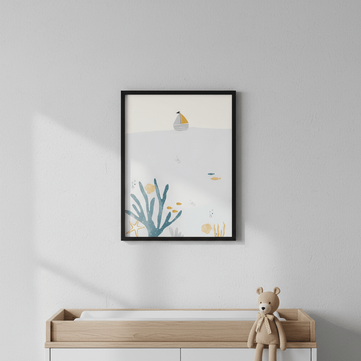 Sailing Boat by Menina Lisboa wall - art - picture - poster