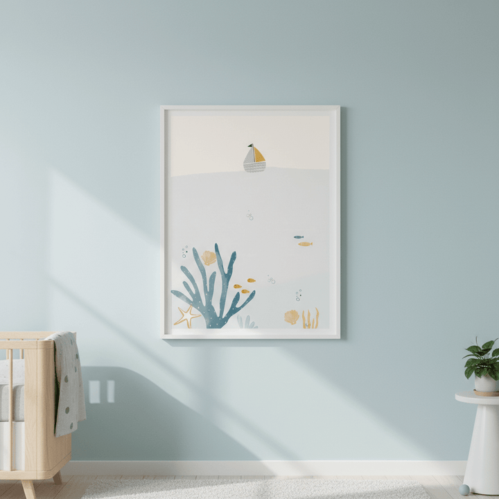 Sailing Boat by Menina Lisboa wall - art - picture - poster