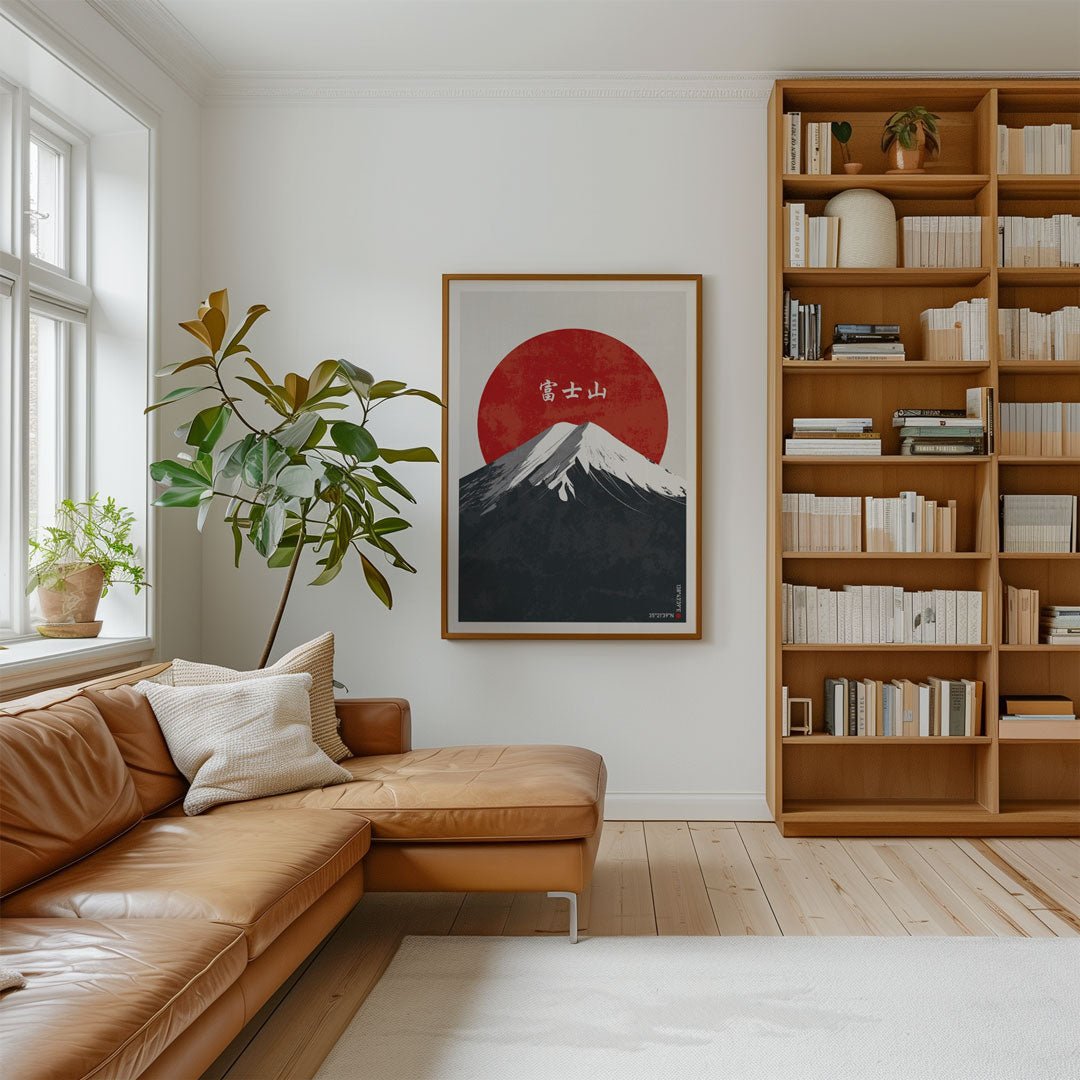 Sakura Mount Fuji Japanese Wall Art - Style My Wall