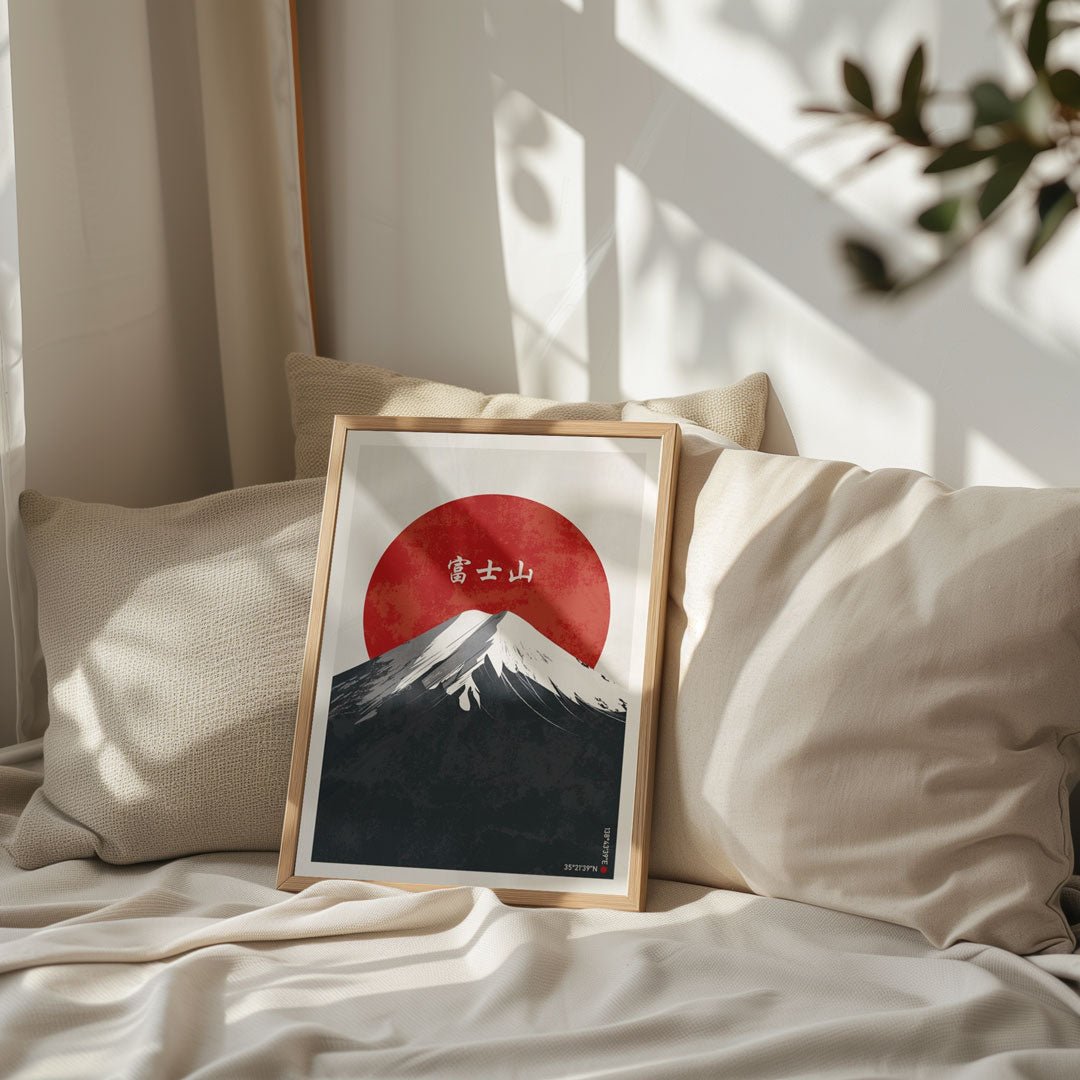 Sakura Mount Fuji Japanese Wall Art - Style My Wall