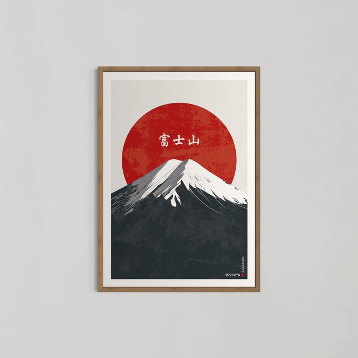 Sakura Mount Fuji Japanese Wall Art - Style My Wall