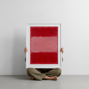 Salmon on Pink Abstract Mark Rothko Inspired Art wall - art - picture - poster