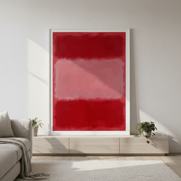 Salmon on Pink Abstract Mark Rothko Inspired Art wall - art - picture - poster