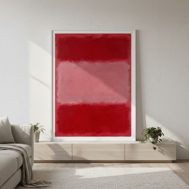 Salmon on Pink Abstract Mark Rothko Inspired Art wall - art - picture - poster