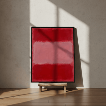 Salmon on Pink Abstract Mark Rothko Inspired Art wall - art - picture - poster