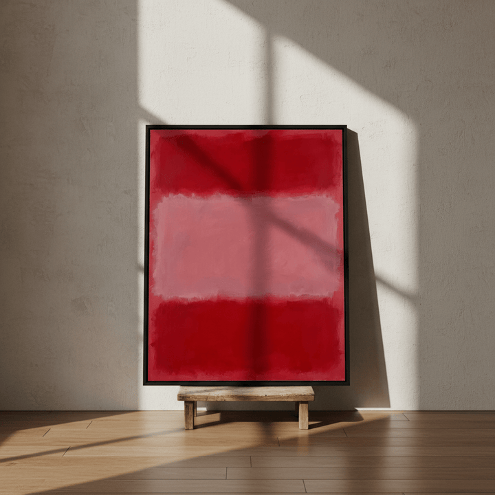 Salmon on Pink Abstract Mark Rothko Inspired Art wall - art - picture - poster