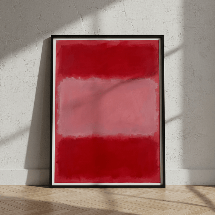 Salmon on Pink Abstract Mark Rothko Inspired Art wall - art - picture - poster