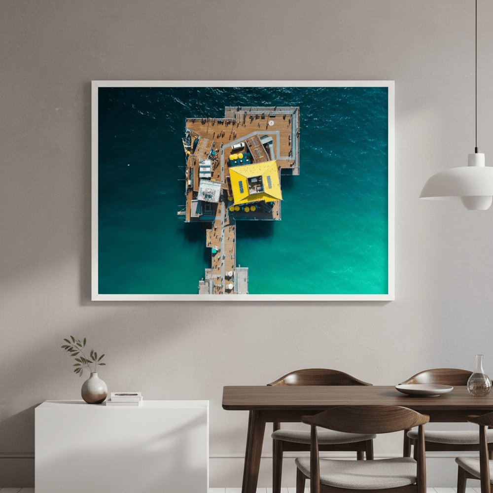 Santa Monica Pier, USA by L10 wall - art - picture - poster