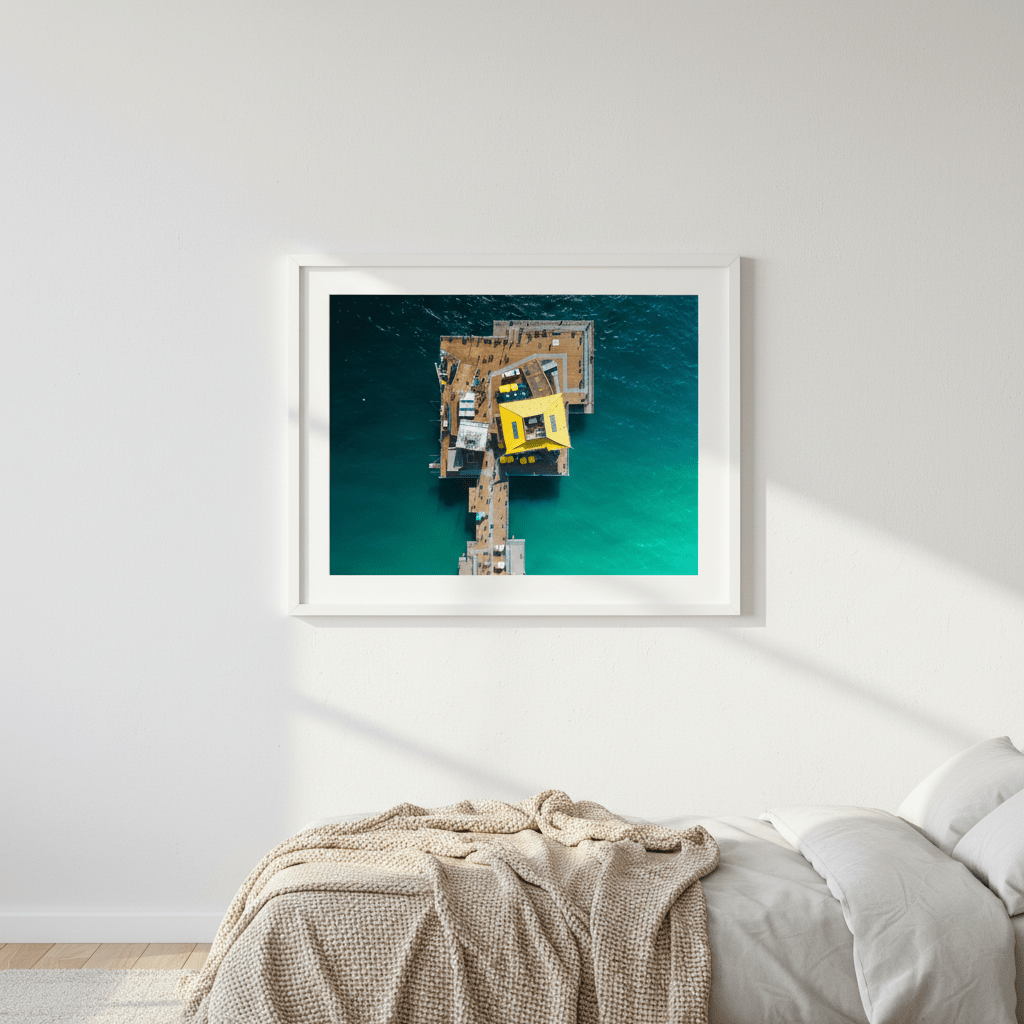 Santa Monica Pier, USA by L10 wall - art - picture - poster