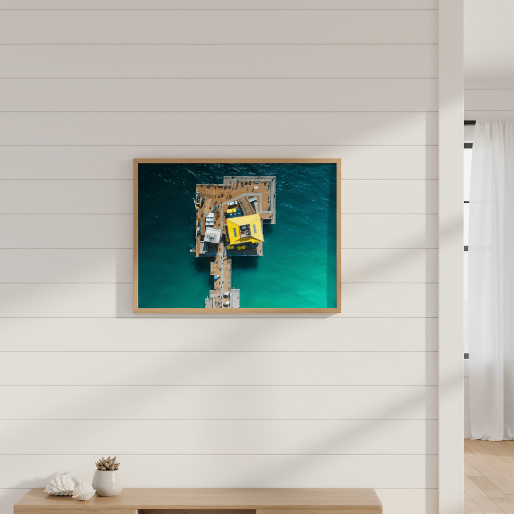 Santa Monica Pier, USA by L10 wall - art - picture - poster