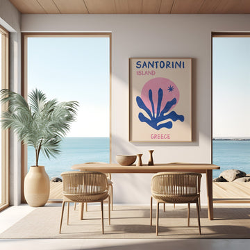 Santorini Isaland Greece Print - Style My Wall