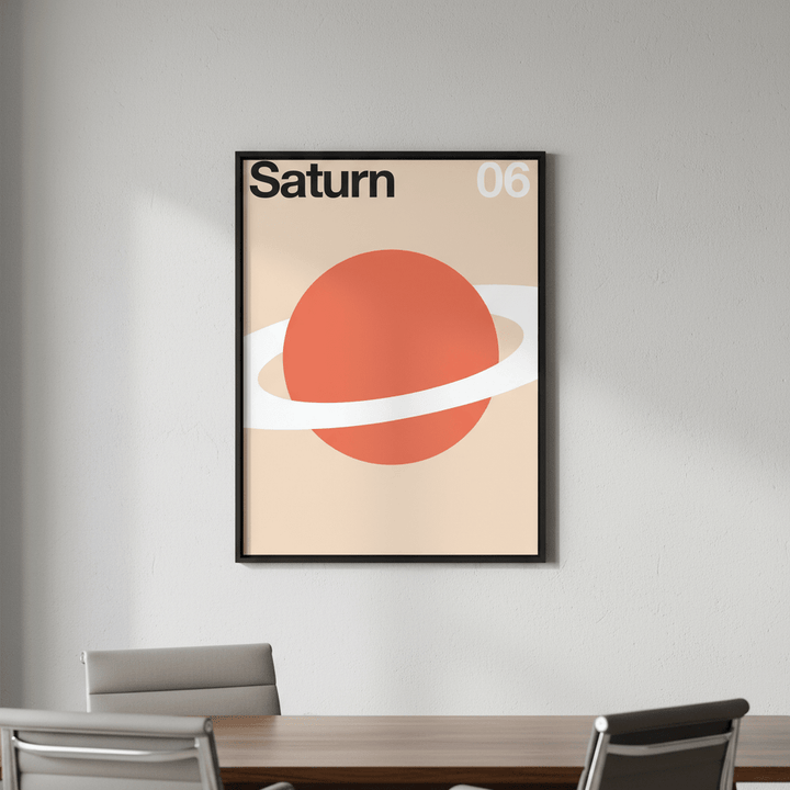 Saturn by Florent Bodart wall - art - picture - poster