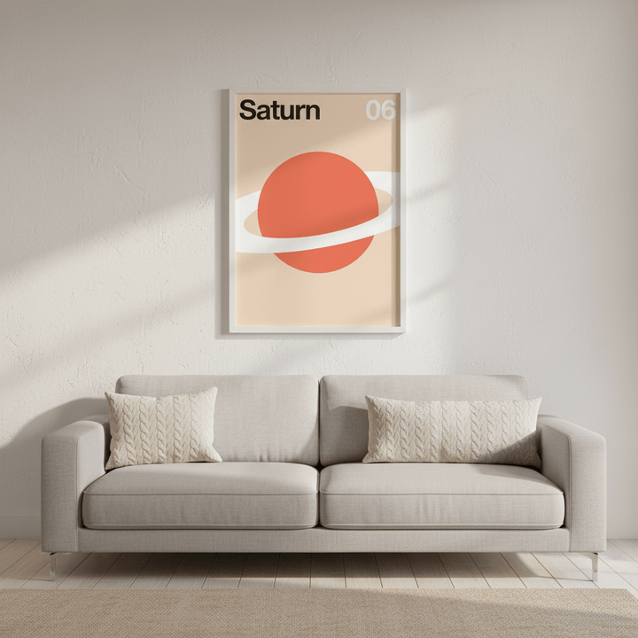 Saturn by Florent Bodart wall - art - picture - poster
