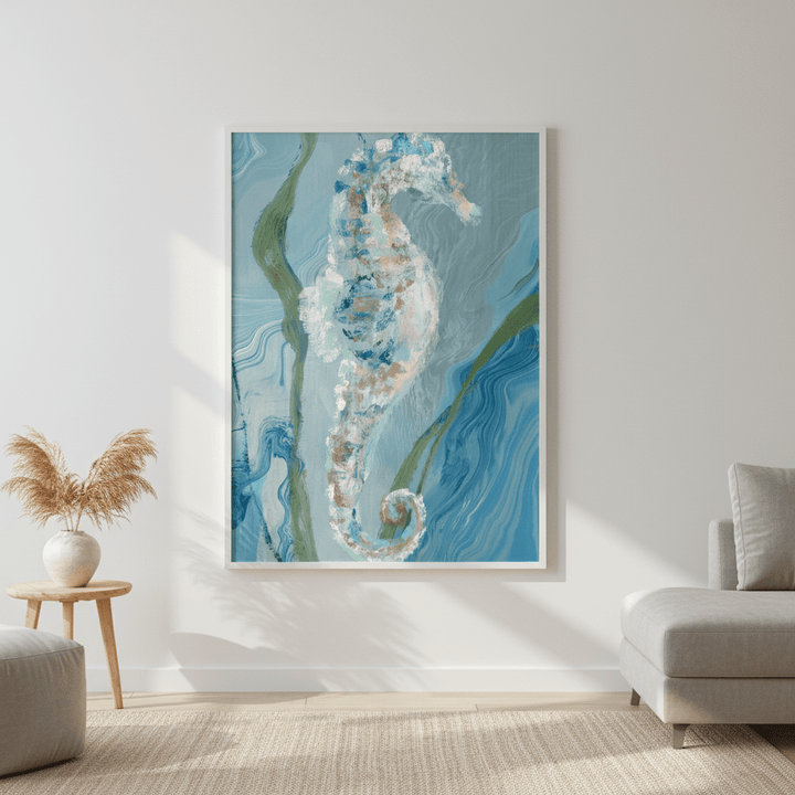 Seahorse by Julia Cheney wall - art - picture - poster