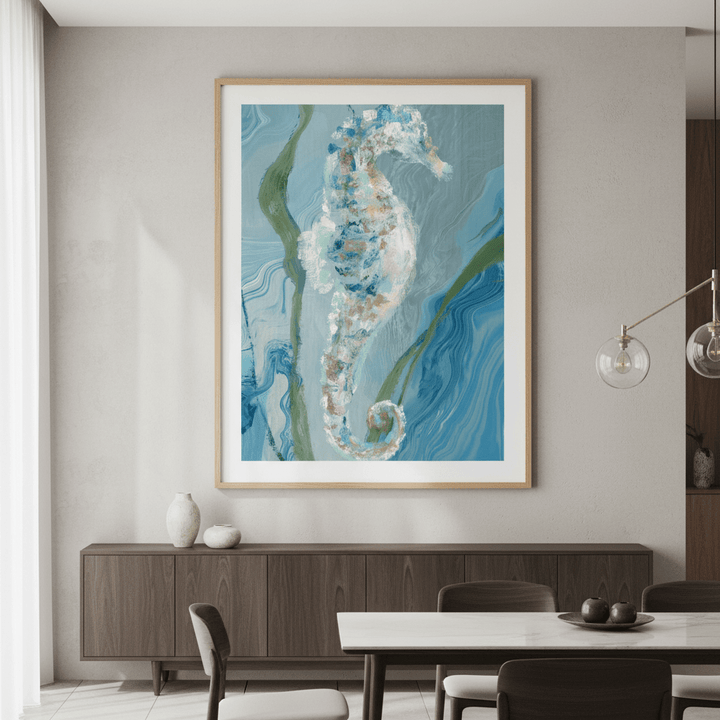 Seahorse by Julia Cheney wall - art - picture - poster