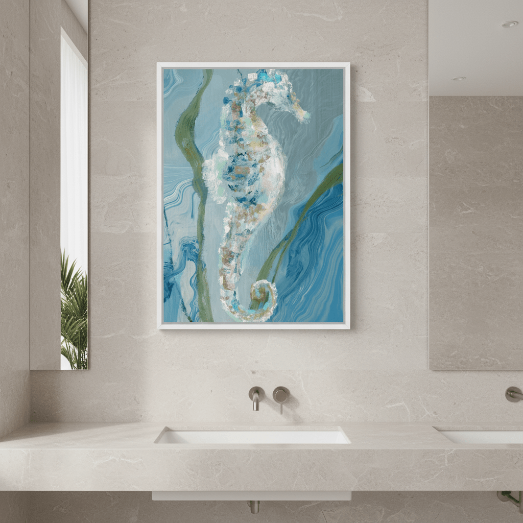 Seahorse by Julia Cheney wall - art - picture - poster