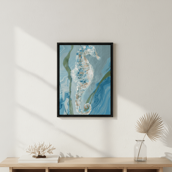 Seahorse by Julia Cheney wall - art - picture - poster