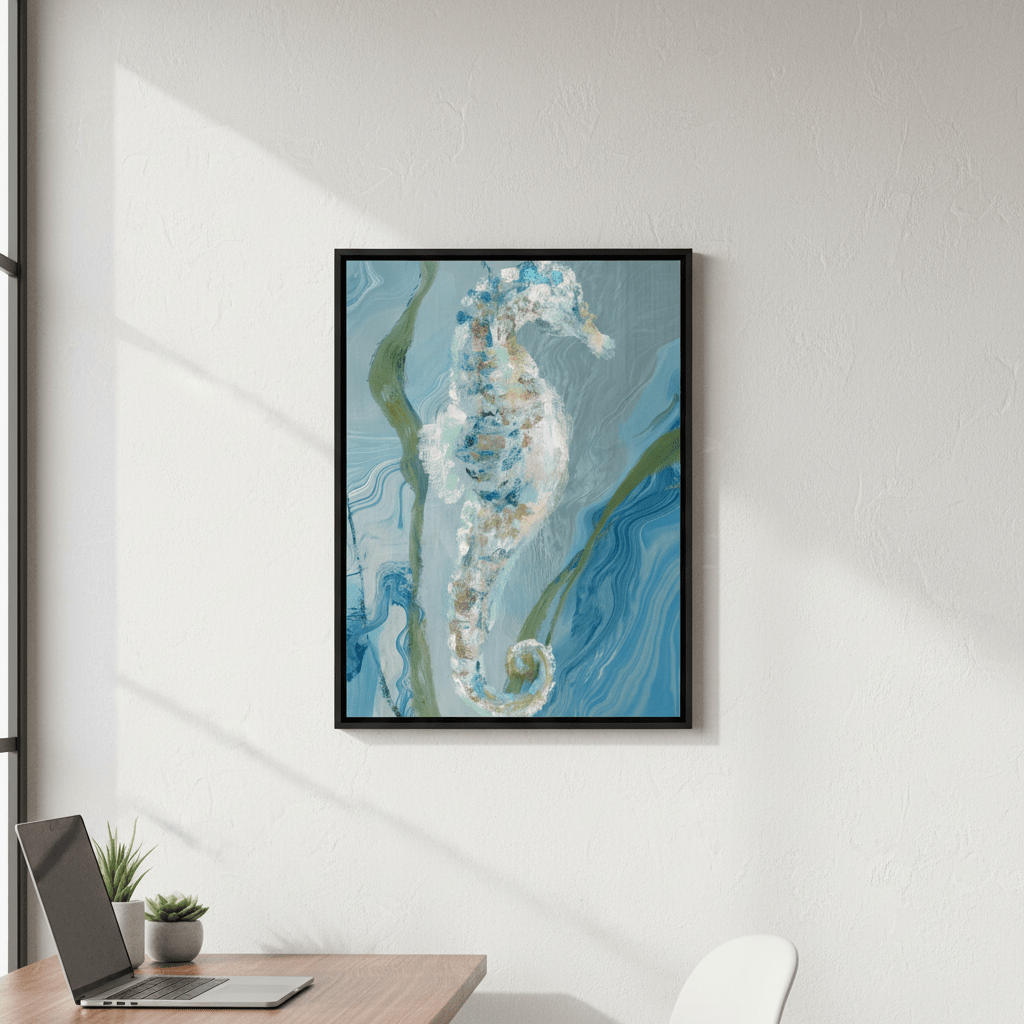 Seahorse by Julia Cheney wall - art - picture - poster