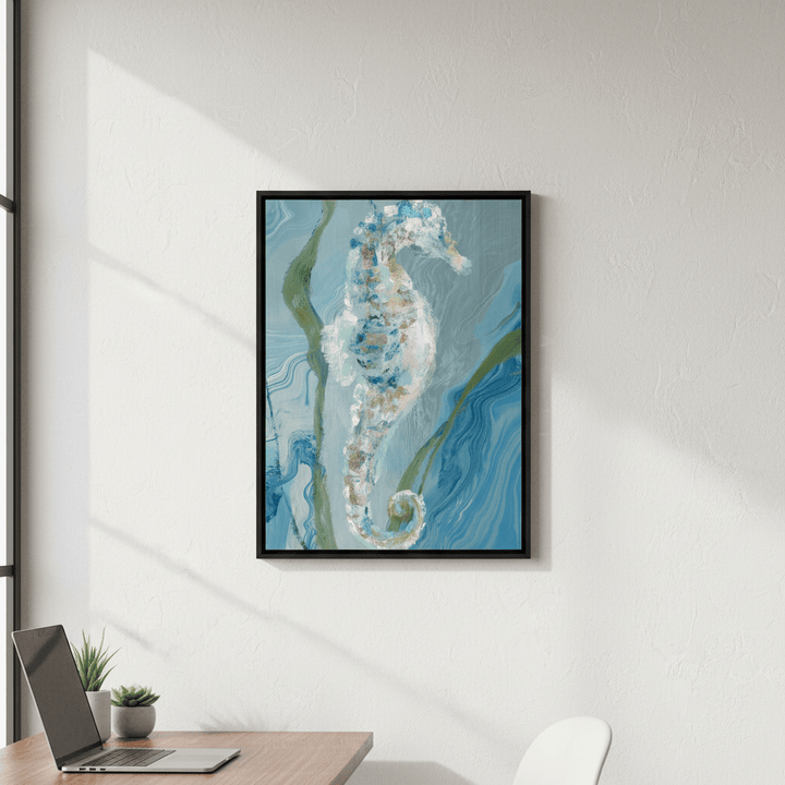 Seahorse by Julia Cheney wall - art - picture - poster