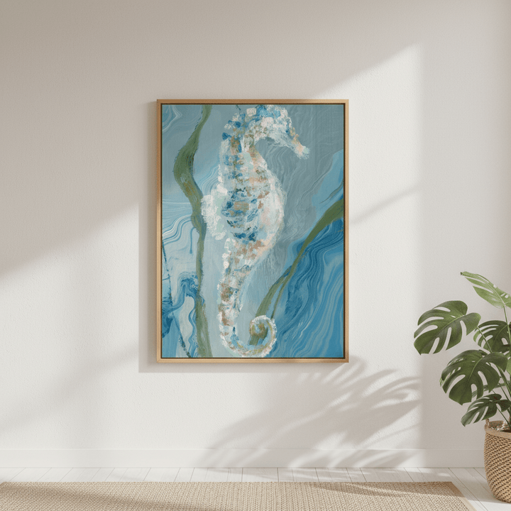 Seahorse by Julia Cheney wall - art - picture - poster