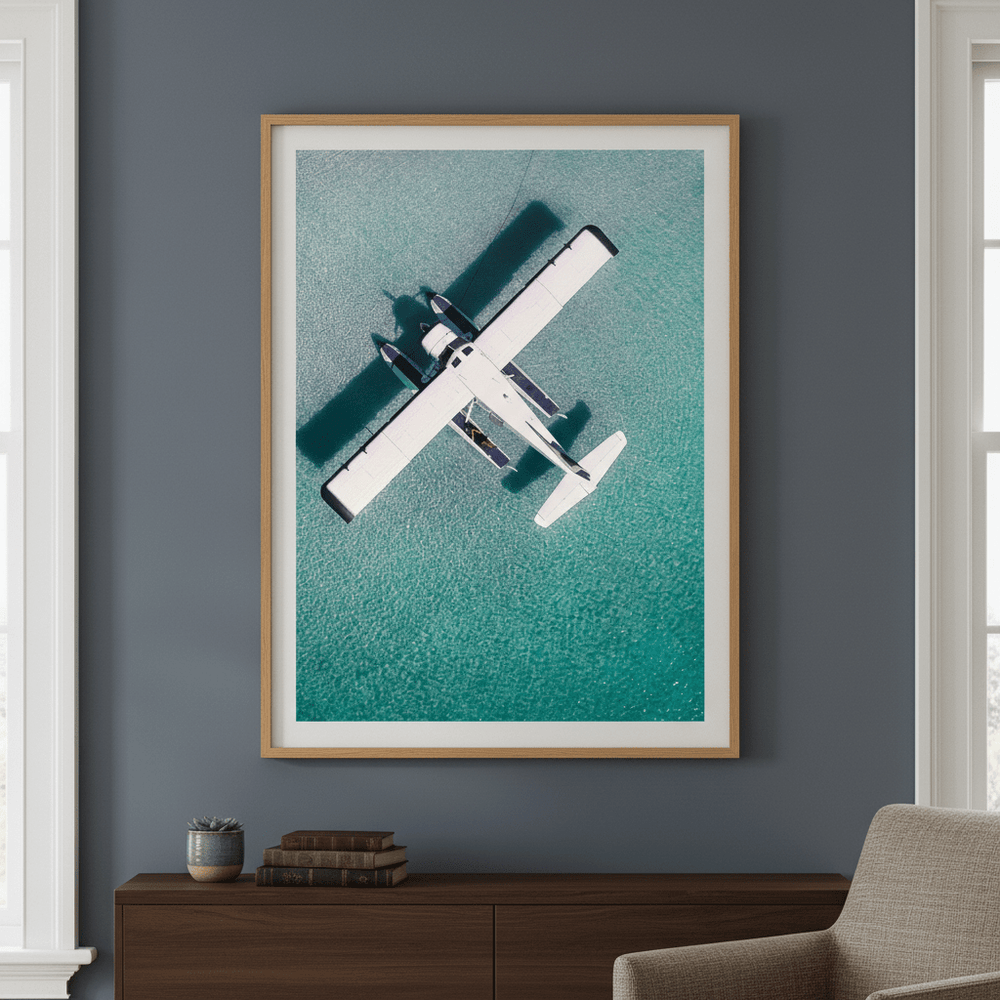Seaplane Poster, Whitsunday by L10 wall - art - picture - poster