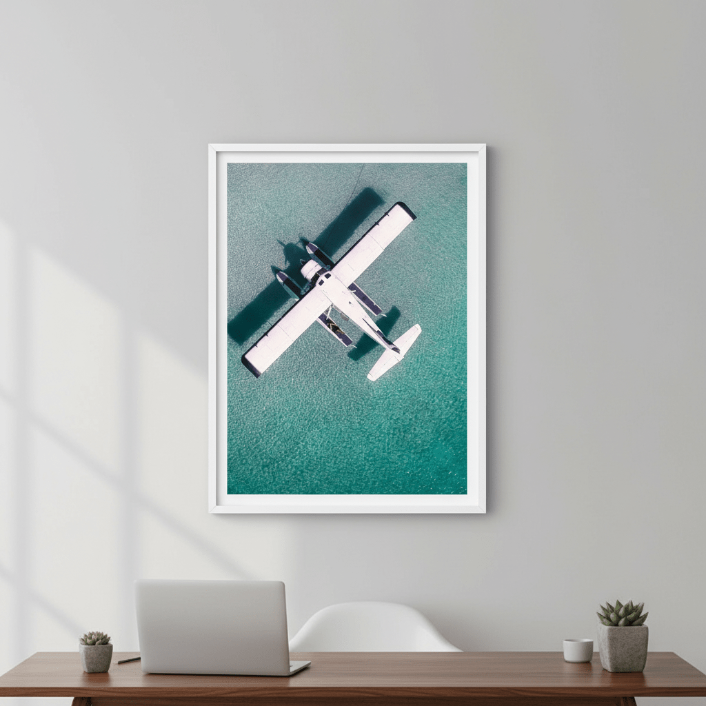 Seaplane Poster, Whitsunday by L10 wall - art - picture - poster