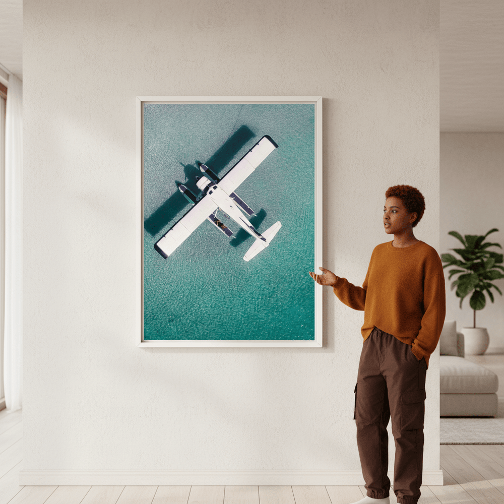 Seaplane Poster, Whitsunday by L10 wall - art - picture - poster